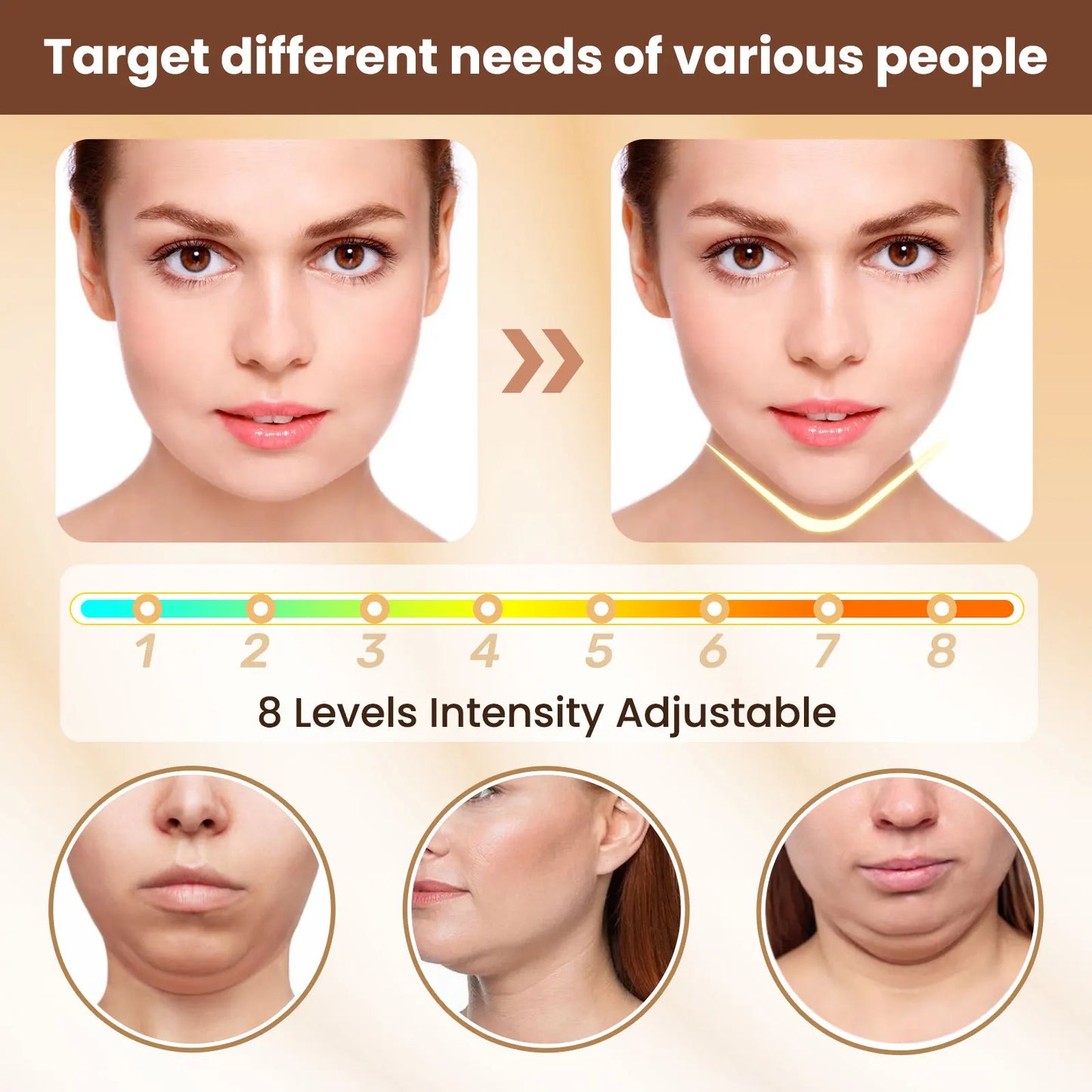 Electric V Face Lifting Massager