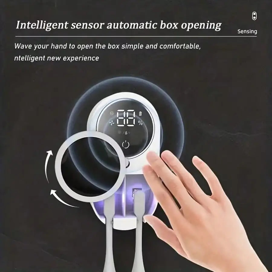 Wall-mounted Smart Toothbrush Holder & Sterilizer